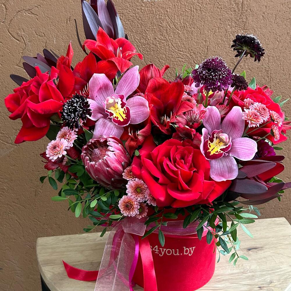 Цветы в коробке «Токио»